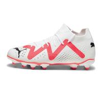 PUMA - FUTURE MATCH FG/AG JR, Zapatillas de fútbol , PUMA WHITE-PUMA BLACK-FIRE ORCHID,