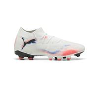 PUMA Future Match Firm, Artificial, Ground Soccer Cleats - Tenis para hombre, Blanco-negro-rojo brillante Ah25, 46 EU