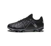 PUMA Future Play FG/AG JR, Zapatillas de fútbol Unisex niños, Black Silver, 29 EU