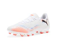 PUMA Future Play Firm, Artificial, Ground Soccer Cleats - Tenis para hombre, Blanco-negro-rojo brillante Ah25, 48.5 EU
