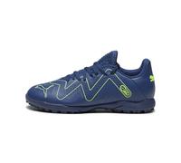 PUMA Future Play TT Jr, Zapatillas de fútbol, Azul Persa Pro Verde, 37.5 EU