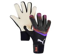 PUMA Future Pro Hybrid, Guantes de Portero Niños, PUMA Black-Glowing Red-Purple Glimmer, 7