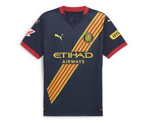 PUMA Girona FC - Camiseta exterior para hombre 24/25, azul marino, S