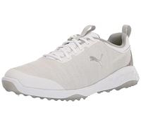 Puma Golf Fusion Pro Extra Wide para Hombre, Puma Blanco/Puma Silver/High Rise, 46 EU