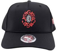 Puma - Gorra AC Milan 2024-2025, Unisex, Black-For All Time Red