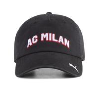 PUMA Gorra AC Milan ftblCulture, Accesoiros, Negro, OSFA OSFA