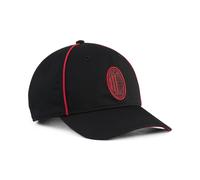 PUMA Gorra AC Milan KING, Sport, Negro/Rojo, OSFA OSFA