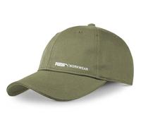 PUMA Gorra de béisbol unisex para hombre y mujer, con visera de algodón 100%, ajustable, ideal para el trabajo al aire libre y el tiempo libre, gorra de béisbol con logotipo, verde oliva, Talla única