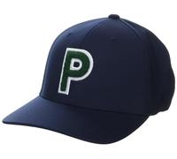 PUMA Gorra de Chenilla P Tapa, Azul Marino Profundo, Talla única para Hombre