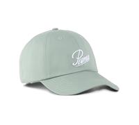 PUMA Gorra ESS Dad con Logotipo Script OneSize, Green Moon