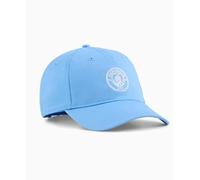 PUMA Gorra Essentials Manchester City - Talla Única | Con licencia oficial; gorra clásica para adultos; cierre metálico ajustable; visera curvada
