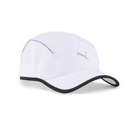 PUMA Gorra Runner Short Visor de 5 Paneles OneSize, White