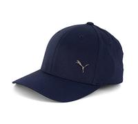 PUMA Gorra unisex de Metal Cat Flexfit - Gorra de béisbol, azul marino, L/XL