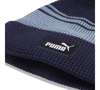 PUMA Gorro beanie con pompón de corona media Essentials, Accesoiros, Azul, OSFA OSFA