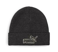 PUMA Gorro beanie de corona media Essentials Elevated Heather, Accesoiros, Negro, OSFA