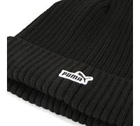 PUMA Gorro beanie de corona media Essentials Patch, Accesoiros, Negro, OSFA OSFA