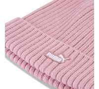 PUMA Gorro beanie de corona media Essentials Patch, Accesoiros, Rosa, OSFA OSFA