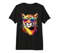 Puma Gran Felino León de Montaña Pumas Pantera Puma Camiseta Premium