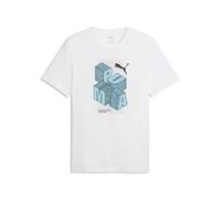 Puma Graphic Tee T Shirt Maglia a manica corta da uomo White