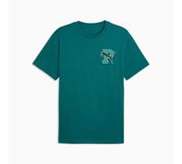 Puma Graphic Varsity Tee T Shirt Maglia a manica corta da uomo emerald ice