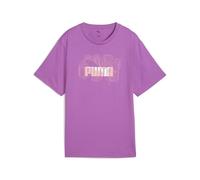 PUMA Graphics Stacked No. 1 Logo Relaxed tee, Camisetas Unisex Adulto, Wild Berry,