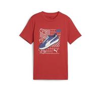 PUMA Graphics tee IV B, Camisetas Niños, Red Fire, 128