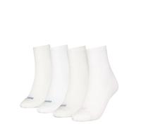 PUMA Heart Logo Calcetines Cortos, 35-38 (Pack de 4) para Mujer