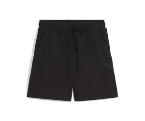 Puma Her High-Waist Shorts 5", Pantalones Cortos de Punto Mujer, Puma Black, M
