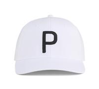 PUMA Heritage P Tech Golf Cap Men, Accesoiros, Blanco Glow/Negro, Adult Adult
