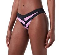 PUMA Heritage Stripe Brazilian Bikini Bottoms Rosa Combo L