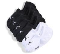 PUMA High-Cut Footies Socks Unisex (6-pack), Ropa, Negro/Blanco, 43-46 43-46