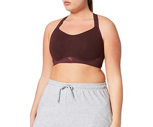 PUMA High Support Active Bra Sujetador, Red Combo, 85A Mujer