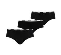 PUMA Hipster Mutandine Hipster , Negro, M (Pack de 3) para Mujer