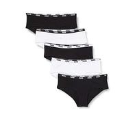 Puma Hipster, Negro (Black/White), L (Pack de 5) para Mujer