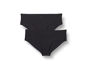 Puma Hipster, Negro (Black), XS (Pack de 2) para Mujer
