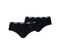 Puma Hipster Ropa Interior, Black, XS (Pack de 2) Women
