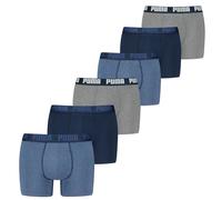 Puma Hombre Boxer Shorts, 6er Paquete - Básico Ecom ,Algodón Stretch, Everyd