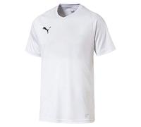 Puma Hombre Camiseta de Manga Corta, Blanco (White/Black), 48-50