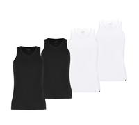 Puma Hombre Camiseta de Tirantes, 4er Paquete - Básico, Interior, Redondo, Solo
