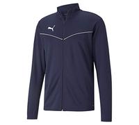 PUMA Hombre Chaqueta De Entrenamiento, Azul (Peacoat-puma White), M