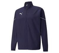 PUMA Hombre Chaqueta De Entrenamiento, Azul Y Blanco, M
