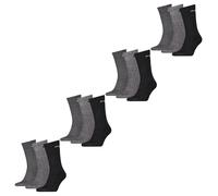 PUMA Hombre Mujeres Basic Unisex Crew Algodón Sport Calcetines - 12er Mulitipack
