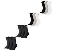 PUMA Hombre Mujeres Basic Unisex Crew Algodón Sport Calcetines - 12er Mulitipack