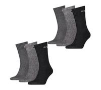 PUMA Hombre Mujeres Basic Unisex Crew Algodón Sport Calcetines - 6er Mulitipack