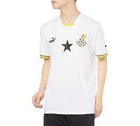 PUMA Hombre Regular Tops Camiseta Ghana Local 22/23 Réplica Hombre M White Black