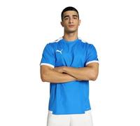 PUMA Hombre Shirt, Electric Blue Lemonade-puma White, S