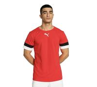 PUMA Hombre Shirt, Red Black White, XXL
