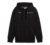 Puma Hombre Sudadera con Capucha - BMW Ess + Polar, Motorsport, Logo, Liso Negro