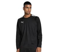 PUMA Hombre Sudadera con Capucha, Puma Black-puma White, L