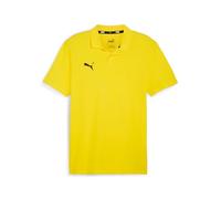 PUMA Hombre teamGOAL Casuals Polo, Amarillo (Faster Yellow-PUMA Black), M EU